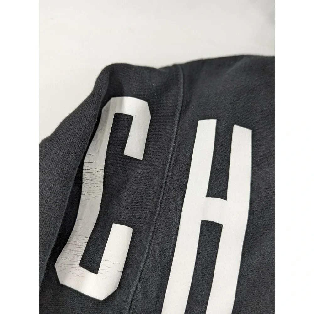 Champion Reverse Weave‎ Hoodie Sweatshirt Black Hooded Pullover Sports Sz 2XL